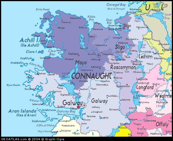 Map of Connaught
